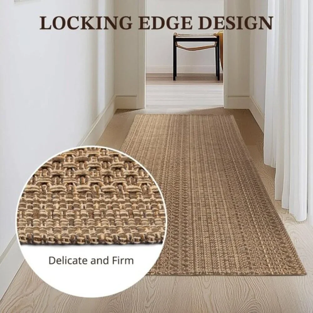 New 2-Piece Kitchen Mat Set, 20x30In+20x48In Washable Non-Slip Floor Rugs